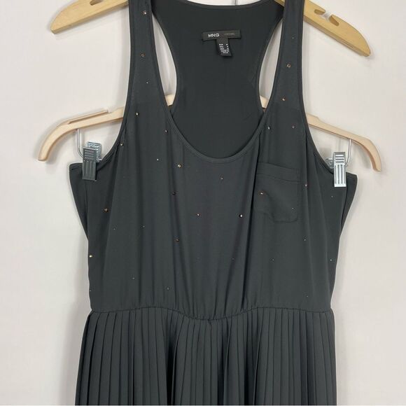 MNG charcoal gray pleated Small - Picture 2 of 7